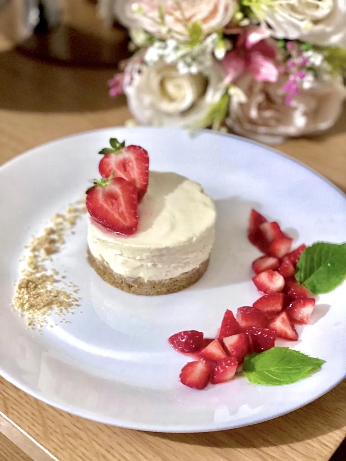 New York Strawberry Cheesecake