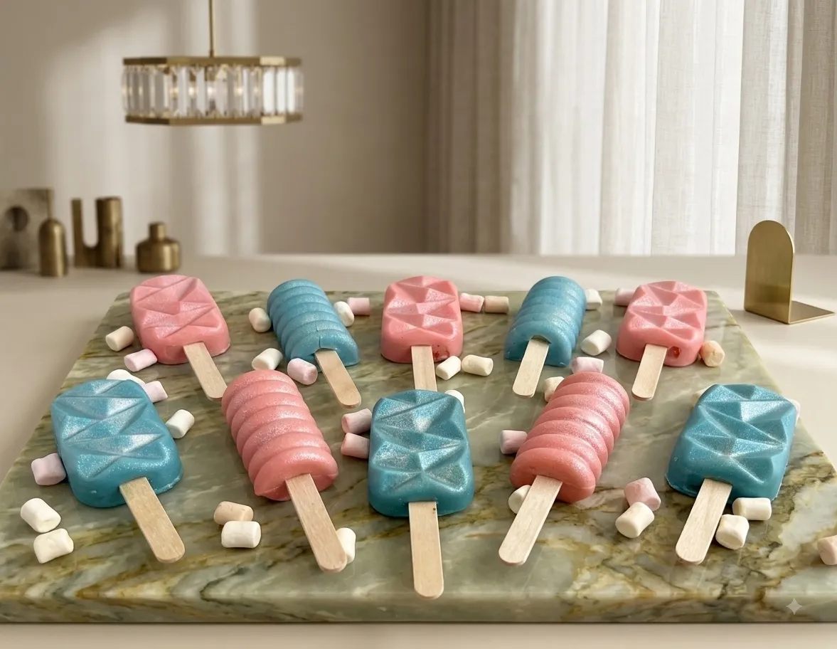 Gender Reveal Cakesicles