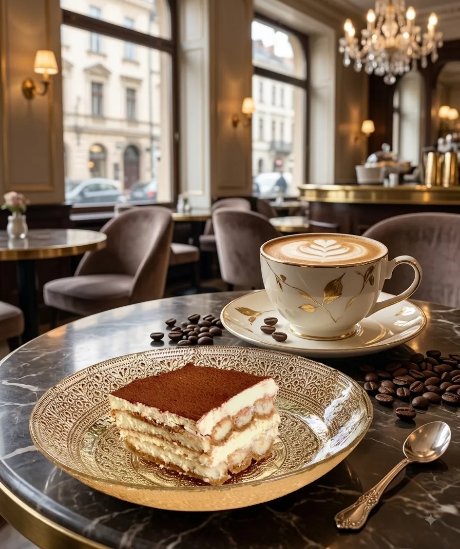 Tiramisu, Plated