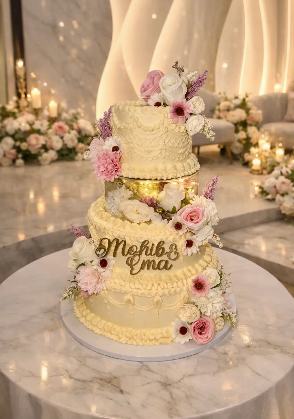 Four-Tier Romance